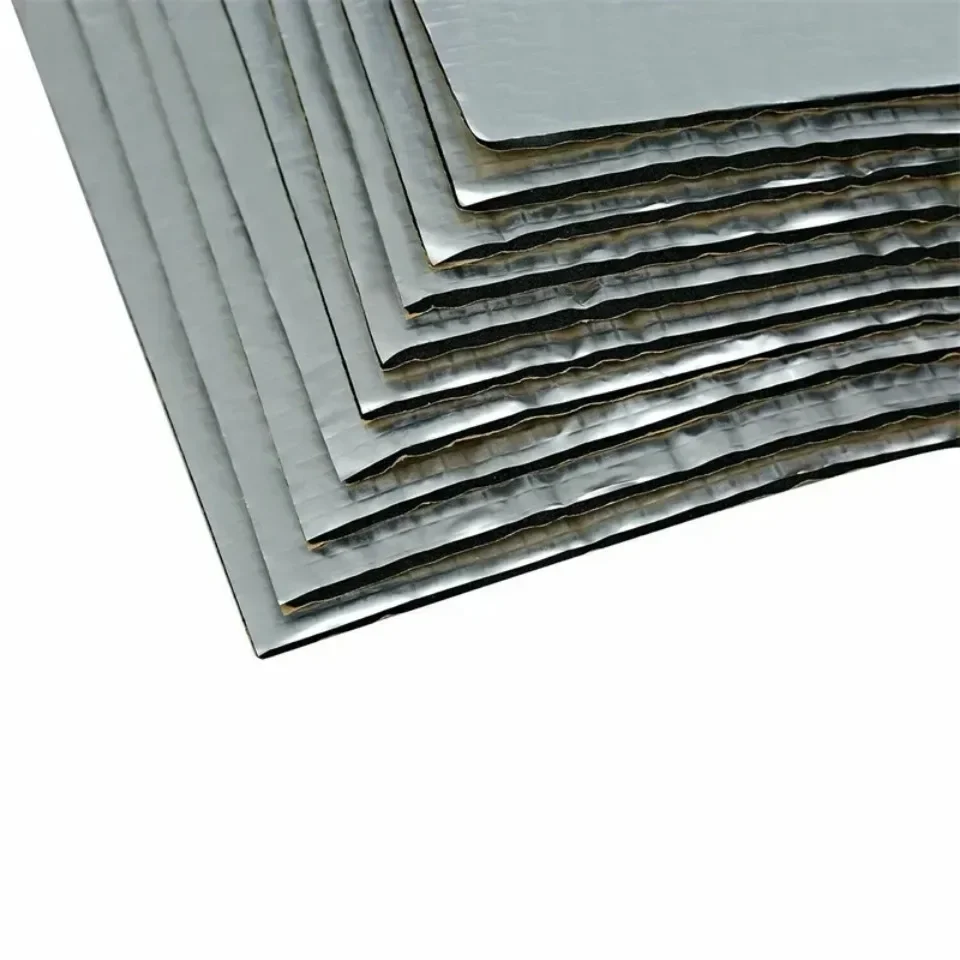 2*0,5 M 5/10mm Auto Sound Matte Proofing Deadener Wärmedämmung Matte für Auto Van Trittschalldämmung isolierung Matte Auto Zubehör Innen – Detail 9