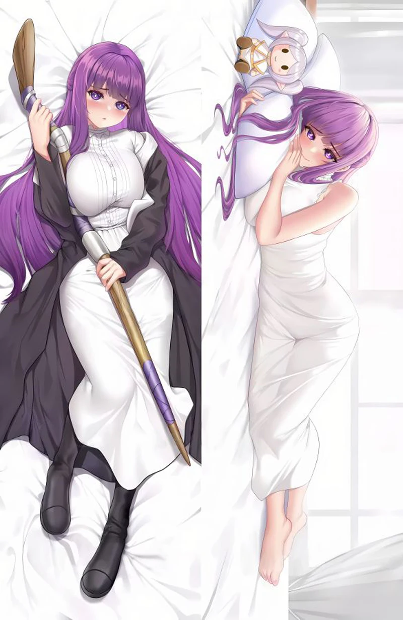 Anime Frieren at the Funeral Dakimakura Pillowcase Double-sided Print Otaku Bedding Life-size Body Pillows Cover Decoration gift