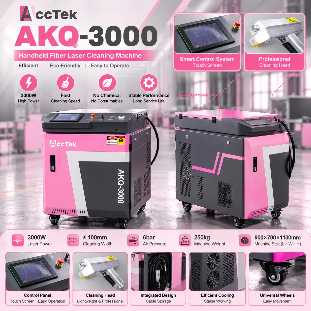 2000W 4 IN 1 Handheld Laser Welder Air Cooling Welding Cleaning Cutting Machine Upgrade SUP 28F Weld Gun For Carbon Steel Alloy
