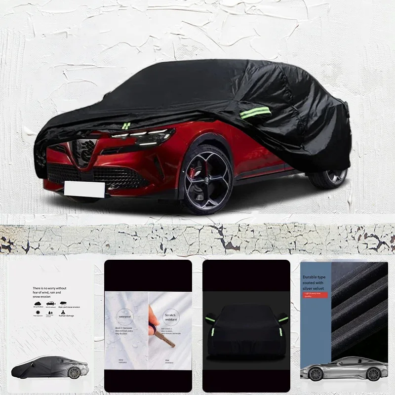 

For Alfa-romeo-Junior Auto Anti snow Anti dust Anti-uv Anti peeling paint And Anti Rainwater 210t car cover Car cover protection