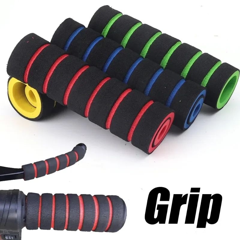 4PCS/SET Universal Anti-slip Soft Handlebar Modification Accessories Bicycle and Motorcycle Handlebar Foam Sponge Grip Cover