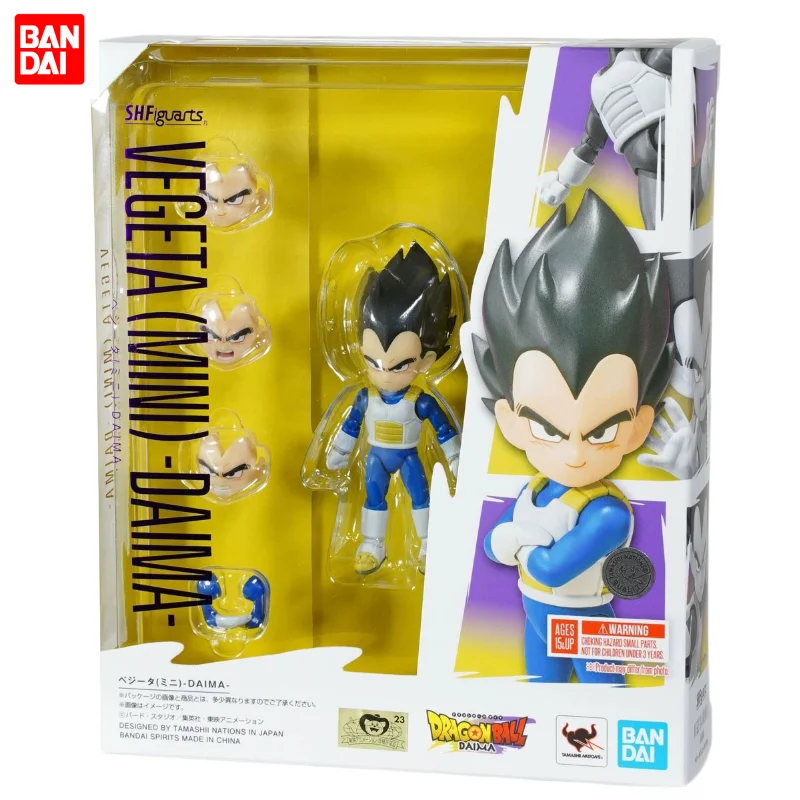 

Genuine Bandai SHF Dragon Ball Majin Vegeta Q Version Action Figure Toy Collectible Gift in Stock