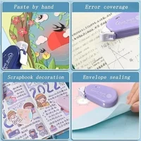 Double Sided Adhesive Dots Glue Tape DIY Scrapbooking Collage Photo Album Erasable Roller Tape School Stationery Supplies 5