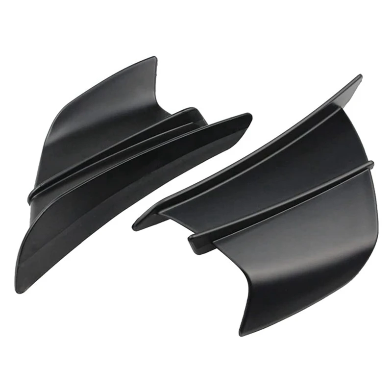 2X Motorcycle Fairing Side Winglet Aerodynamic Wing Deflector Spoiler For Ducati Panigale V2 V4 899 959 1198 1299(B)