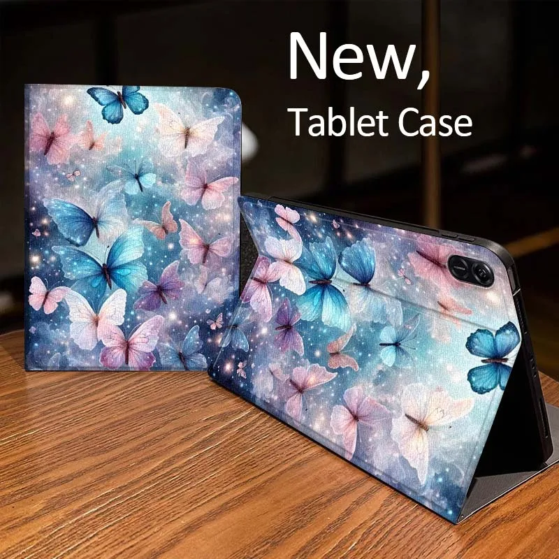 

Красивый дизайн бабочки для Huawei MatePad Air SE Pro M6 M5 M2 T10s T5 10 11 12,6 11,5 12 X 10,8 дюймов 10,1 Чехол для планшета
