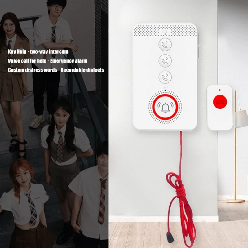 Caregiver Pager Wireless ระบบแจ้งเตือนชีวิตสำหรับเพจเจอร์ปุ่มโทรอาวุโส Dropship