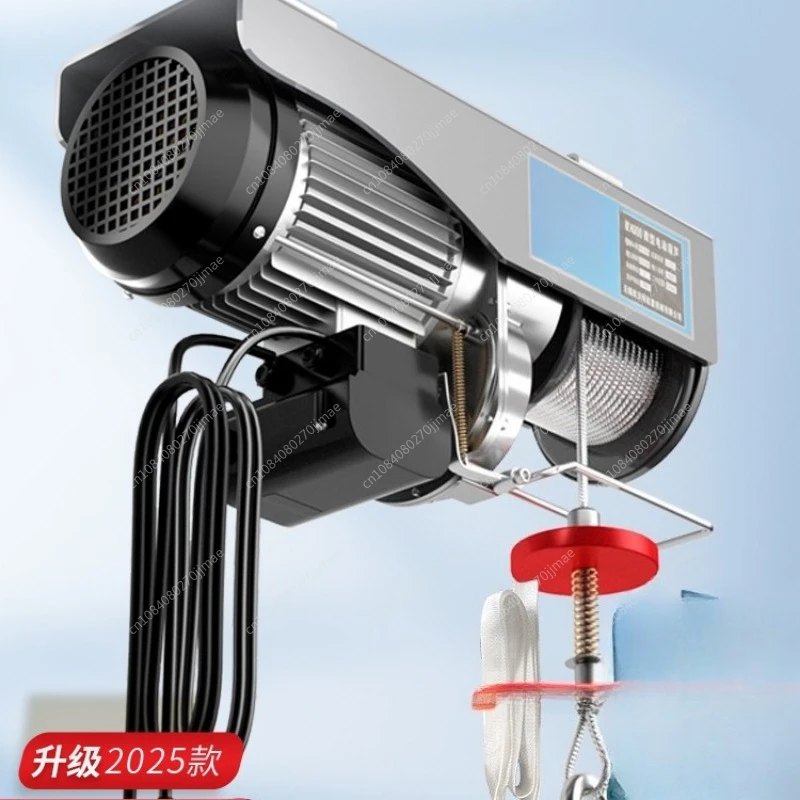 

PA200 /PA300/PA400 Micro Electric Hoist 220V Crane Household Small Lift Hoist 1 Ton / 0.5T Winch Decoration Crane