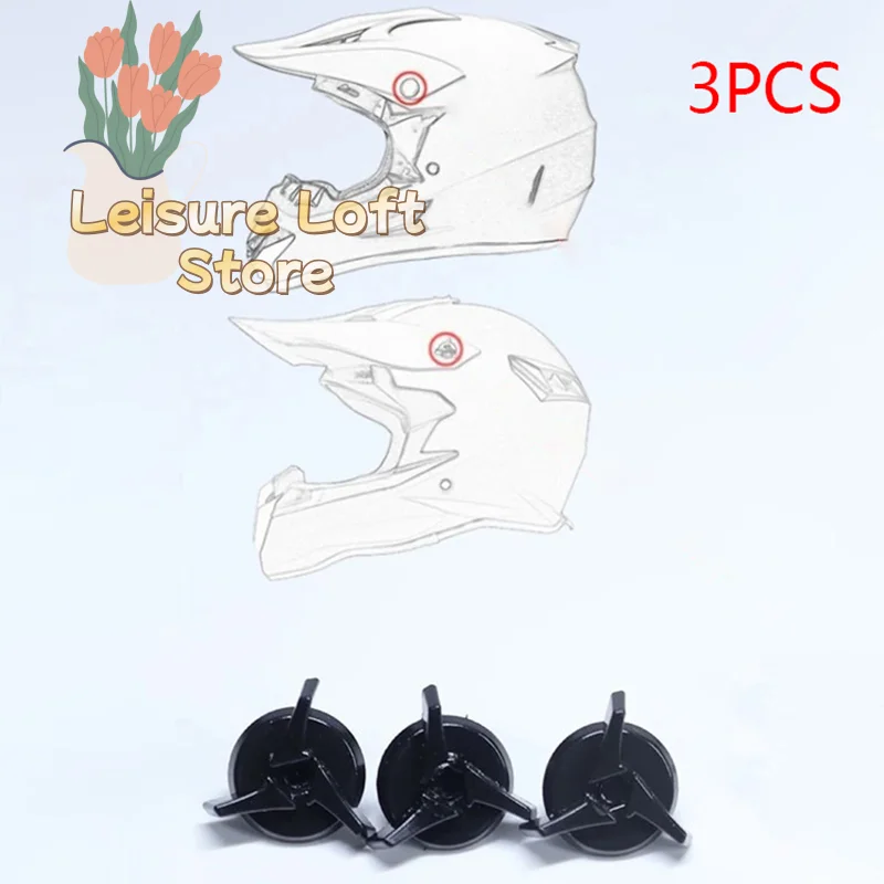 

Off-road Helmet Special Screw For Sun Visor Fixing Plastic Screw Universal Plastic Screw Off-road Helmet Screw