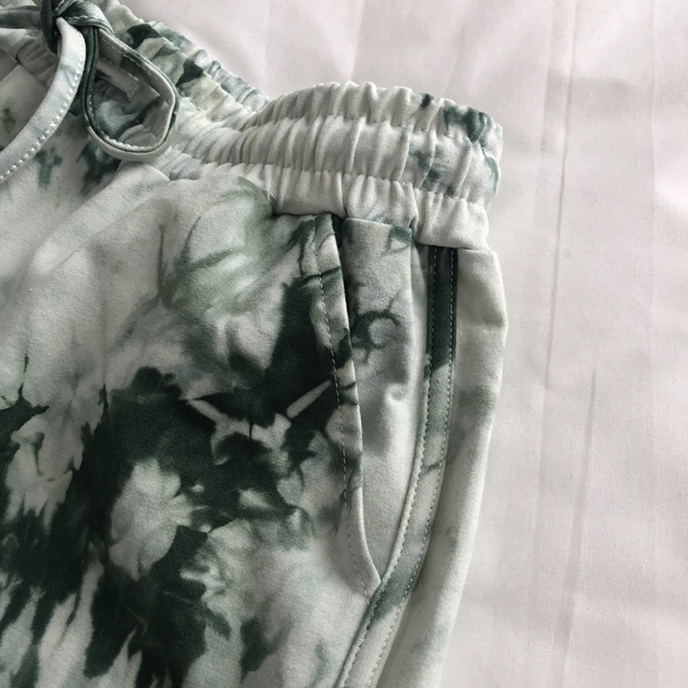 Shorts For Vacation Wide Leg Sports Shorts Holiday Activities Wide Leg Tie Dye Shorts Applicable Gender Female