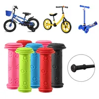 1 Pair Rubber Bicycle Handlebar Grips 22mm Anti-slip for Kids Bike Tricycle Scooter Kids Child Cycling HandleBars Bikes Parts