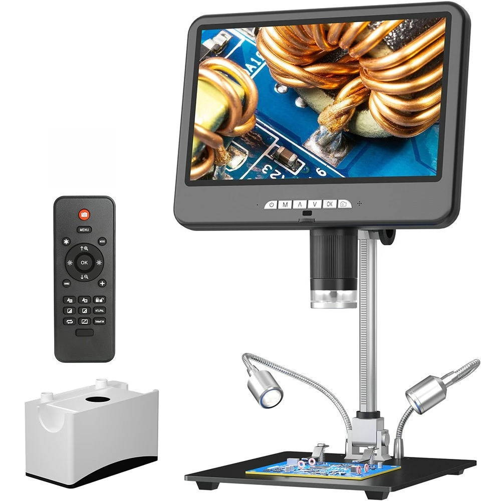 digital microscope 10-inch high definition electron microscope mobile phone clock circuit board maintenance and inspection