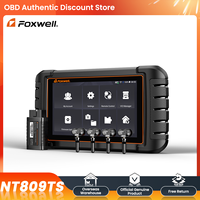 FOXWELL NT809TS OBD2 Scanner Full Systems Bluetooth Diagnostic Tool Car Bi-Directional Control 30+ Reset Service Automotive Tool