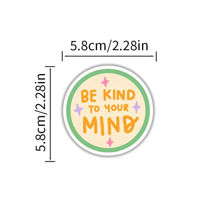 50 قطعة الكرتون ملهمة الكلمات ملصقات حزمة الإنجليزية تحفيزية عبارة الكتابة على الجدران الشارات DIY بها بنفسك الهاتف خوذة سكرابوكينغ المحمول #6