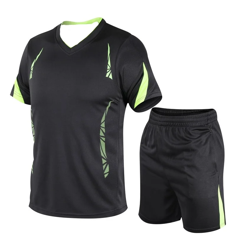 

Sports suit men's summer fitness short sleeve T-shirt men's fast drying clothes running loose casual Sportswear large