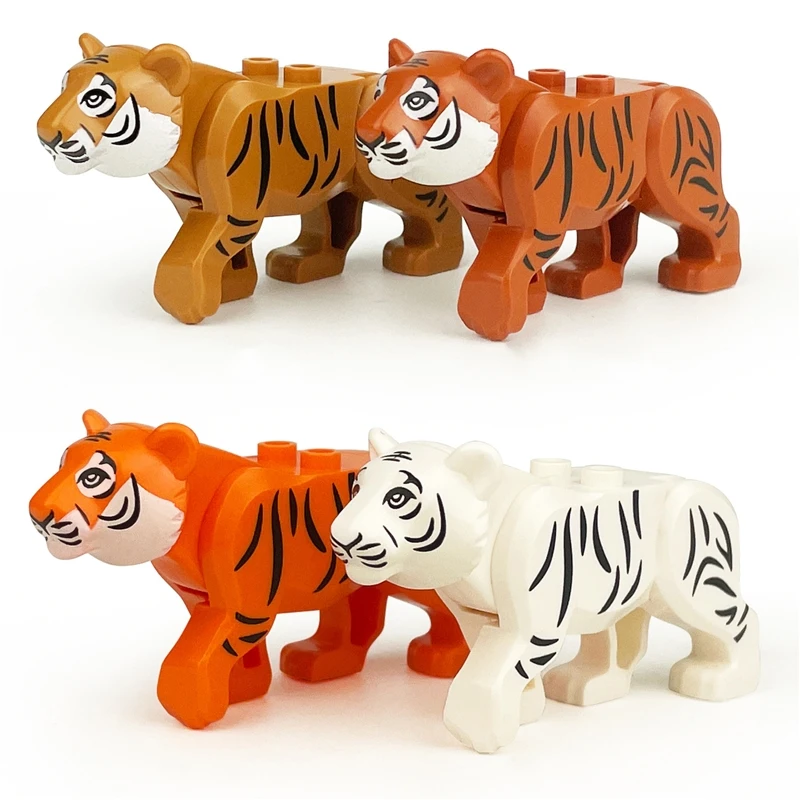 1pc Tiger Assembly Figures Decorative Statues Ornaments