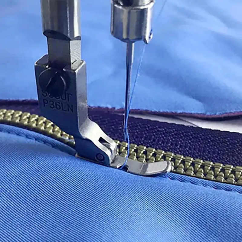Sewing Machine Accessories Parts Invisible Zipper Presser Foot for Industrial Machine Unilateral Concealed Flat Car Single-Sided