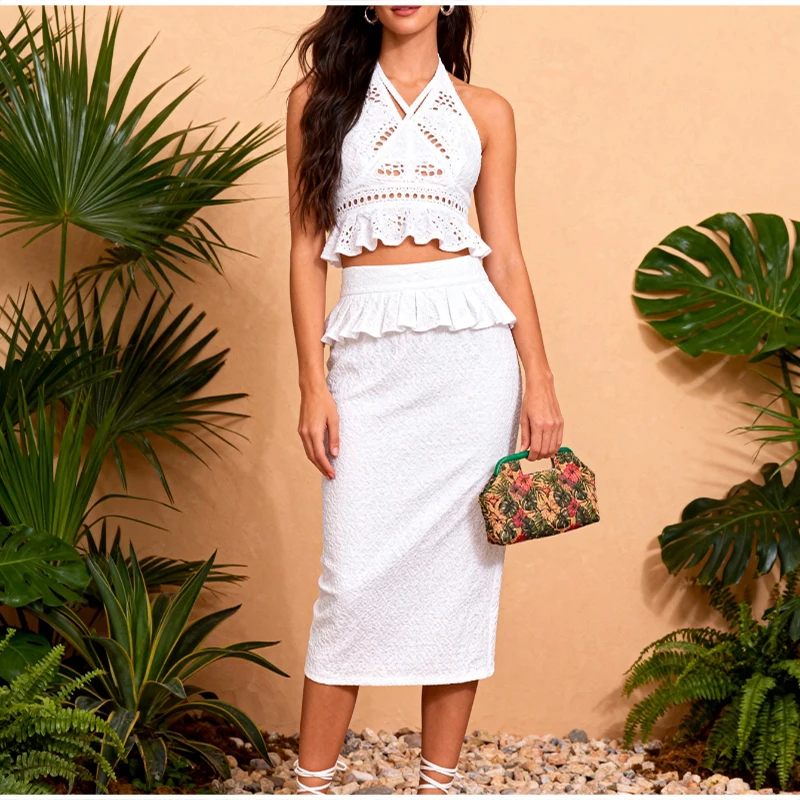 Handtasche mit Obergriff, Clutch aus gewebtem Stroh, Hobo-Tasche in Ahornblatt-Farbblock-Design, Damen-Sommermode-Abendtasche mit Farbkontrast – Detail 14
