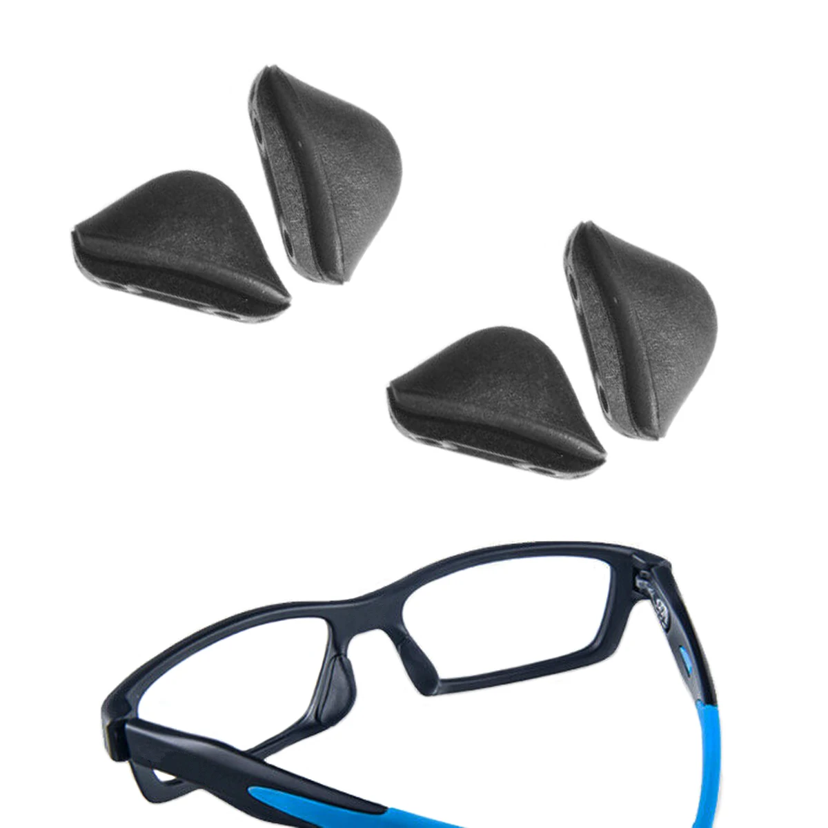 Asian Fit Ersatz Nasen pads Stück für Oakley Fives quadratische Sonnenbrille