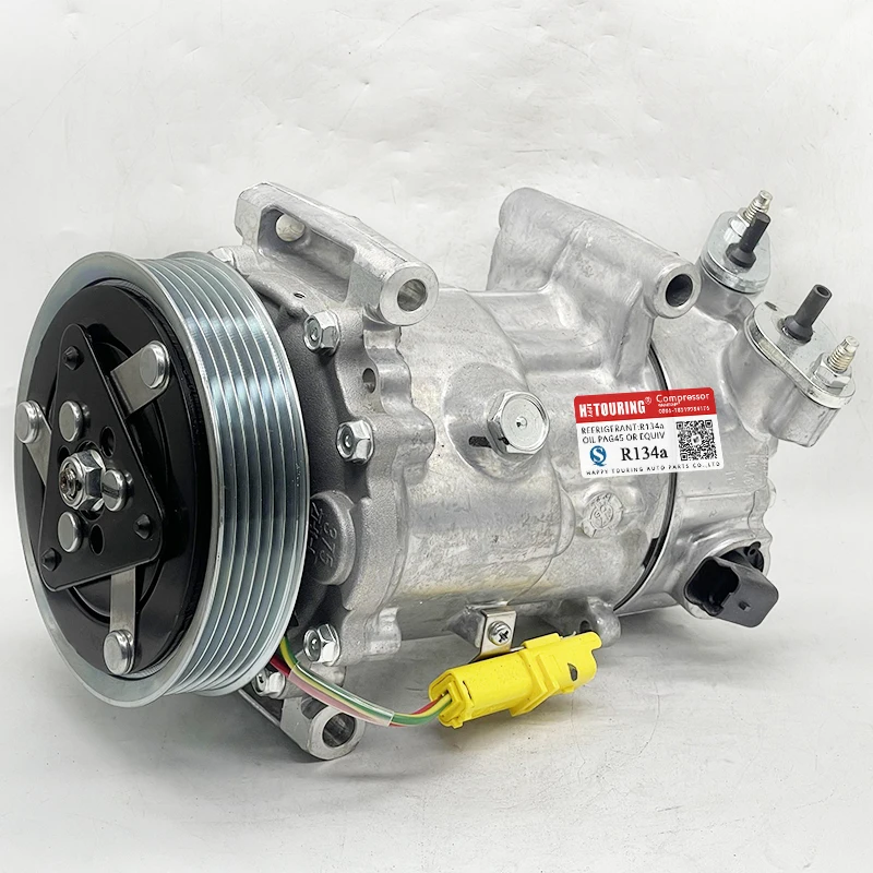 A/C Compressor AC For Peugeot 207 308 PARTNER CITROEN DS3 C3 C4 6C12 9670318880 9671216280 9678656080 9684960280 6453ZZ