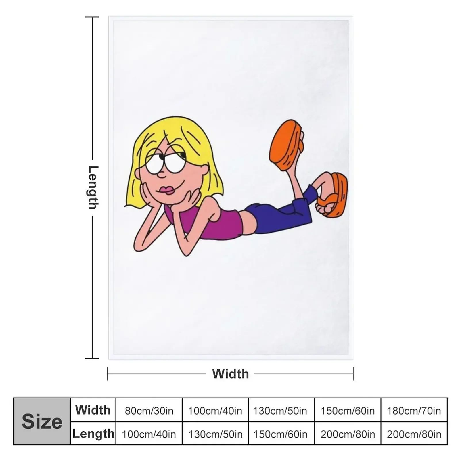 Lizzie Mcguire cartoon Throw Blanket Thermals For Travel Blankets For Bed Blankets