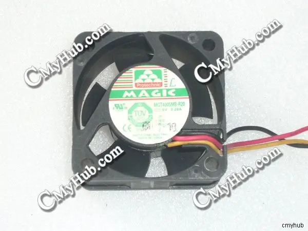 For Protechnic MGT4005MB-R20 MGT4005MB DC5V 0.28A 4020 4CM 40mm 40x40x20mm 4pin Cooling Fan MGT4005MB-R20 MGT4005MB