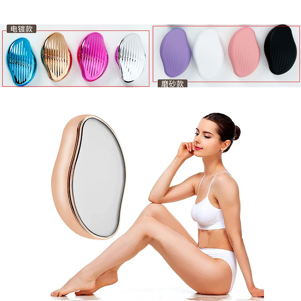 Crystal Hair Remover Reusable Painless Epilator for Women Men Leg and Hand Safe Physical Nano Glass Bikinis Hair Removal