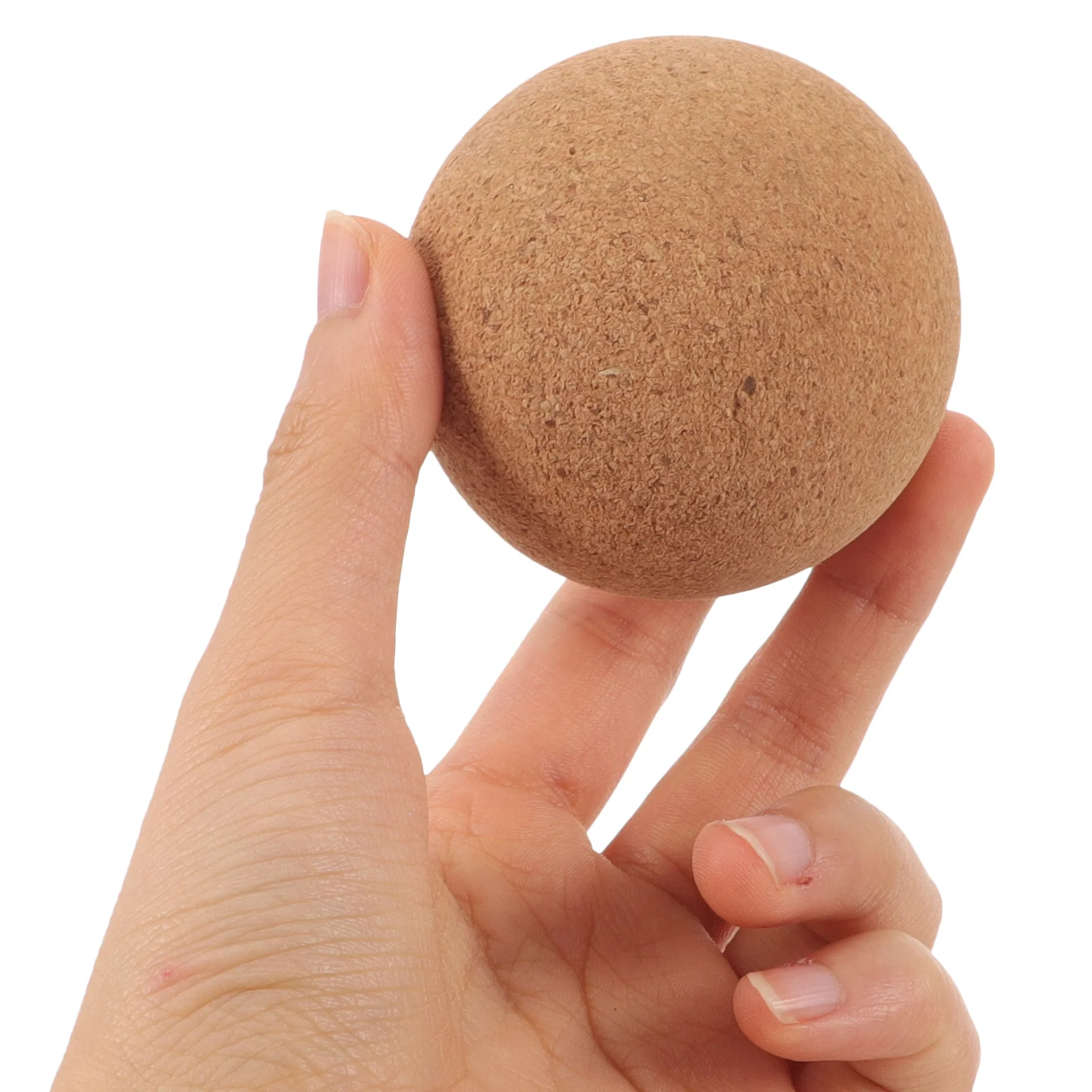 Cork Massage Ball High Density Fine Particles Massage Ball 6Cm Lightweight Lacrosse Massage Ball Yoga Deep Tissue Massage