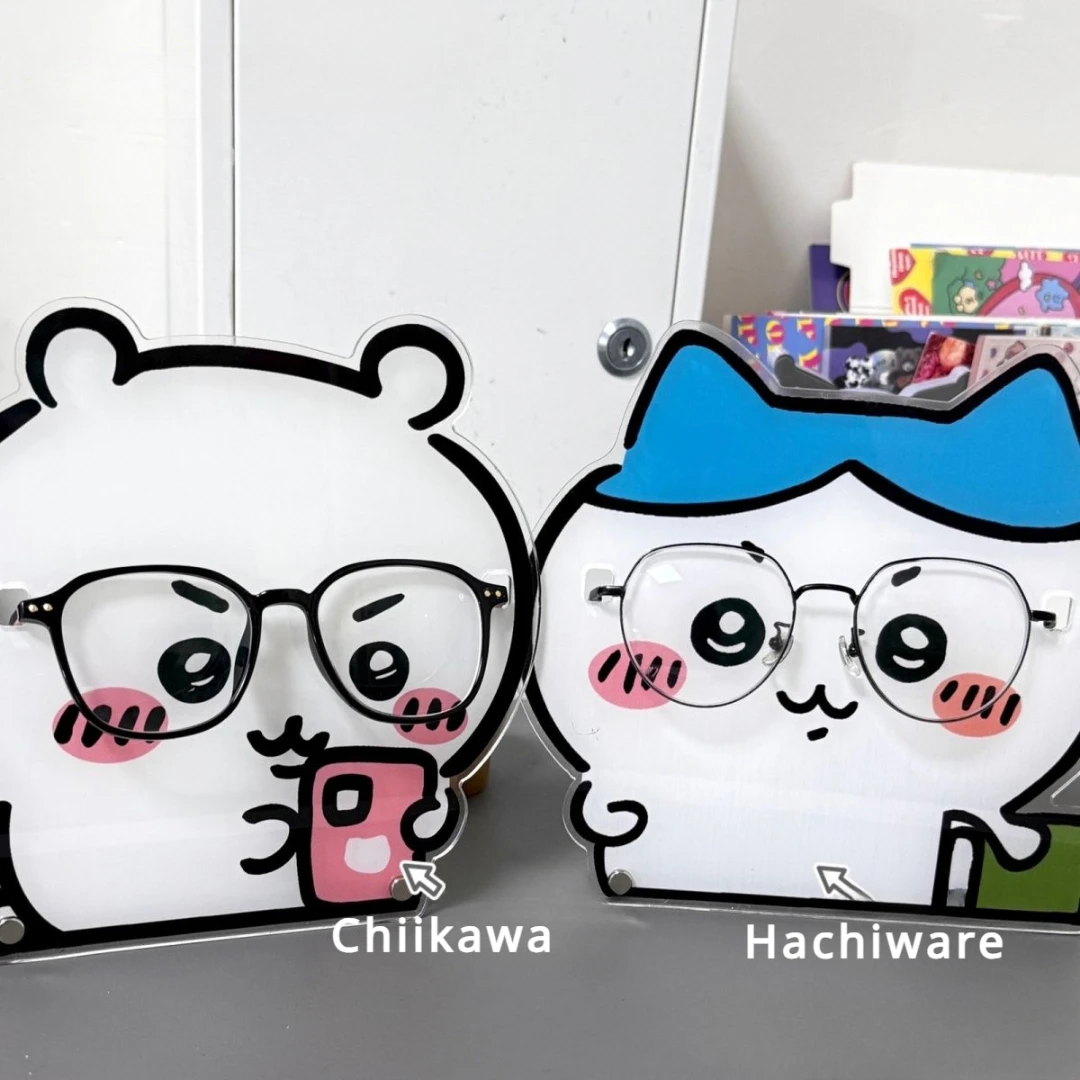 

Cute Chiikawa Glasses Stand Brand High Appearance Level Hachiware Glasses Display Stand Tabletop Ornaments for Children's Gifts