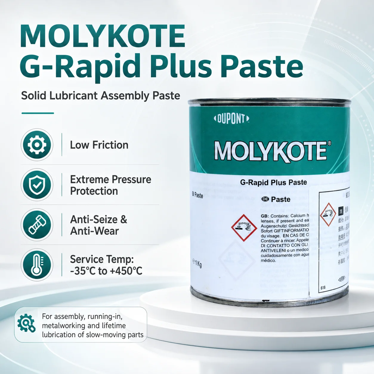 original-molykote-g-rapid-plus-paste-solid-lubricating-assembly-paste-anti-seize-for-metal-gears-bearings