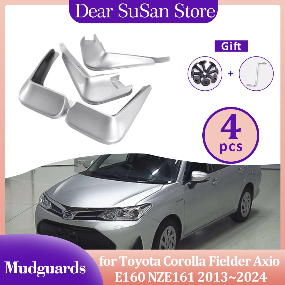 for Toyota Corolla Fielder Axio E160 NZE161 2013~2024 Mudguards Mudflaps Fender Flares Mud Flap Splash Guard Cover Accessories