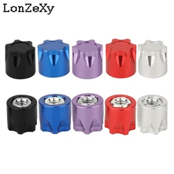 4/10PCS Aluminium Wheel Rim Center Cap M4 Nut for 1/10 RC Crawler TRX4 Axial SCX10 90046 D90 Tamiya MST Upgrade Part