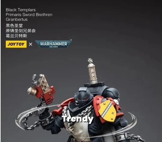 

【В наличии】JOYTOY Warhammer 40K 1/18 Фигурка Черные тамплиеры Primaris Sword Brethren Granbertus Модель игрушки Подарки