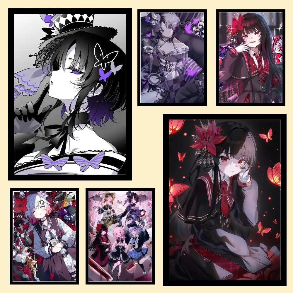 Game M-Magical Girl Witch Trials Poster Aesthetic Poster Print Wall Decor HD For Living Room Bedroom Home Office Gift Wall Art
