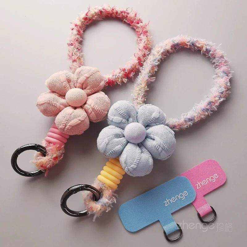 

Женский браслет с нечетким цветком для ремешка для мобильного телефона, новое поступление для фотосъемки на открытом воздухе с защитой от потерь