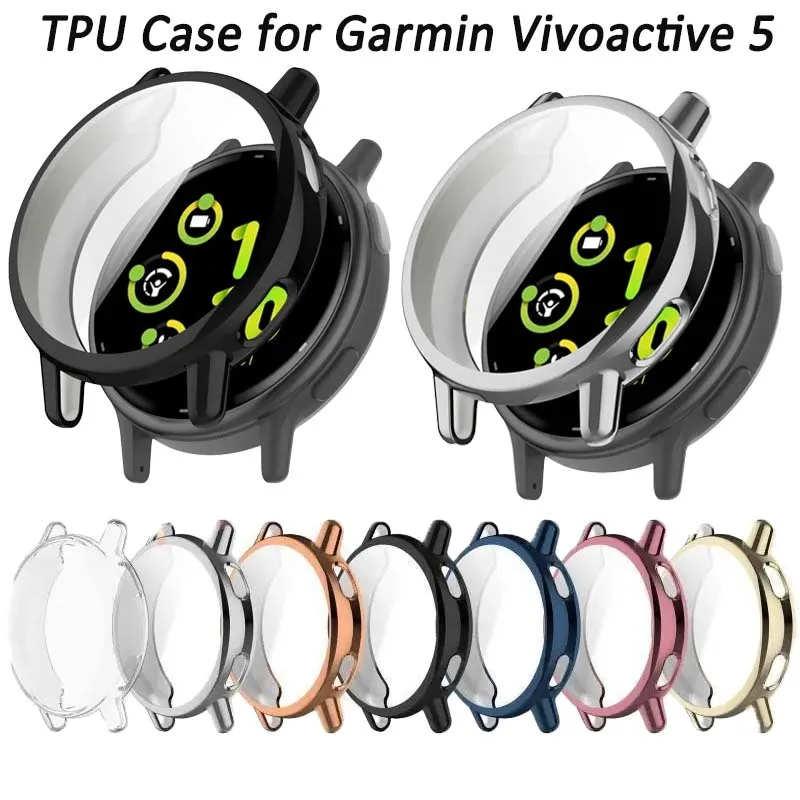 

Soft TPU Case for Garmin Vivoactive 5 Smart Watch Strap Cover Resistant Protective Bumper Vivoactive5 Shell Accessories
