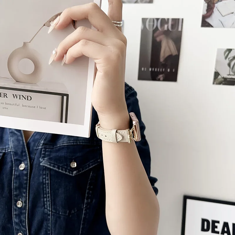 For Samsung Galaxy Fit 3 Metal+Leather Strap for Samsung fit 3 Smart Watch Accessories Wristband for Galaxy Fit 3 Bracelet Belt