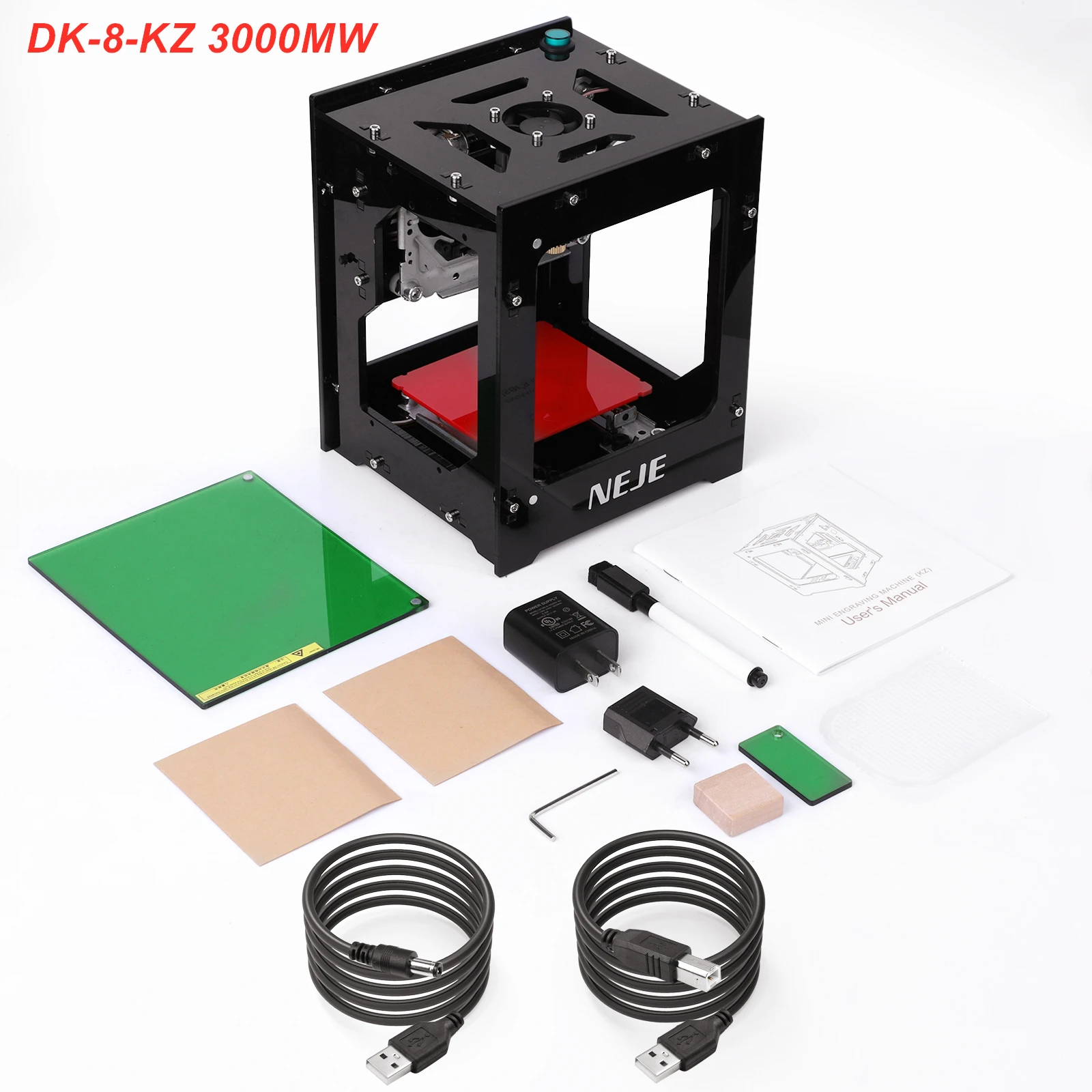 NEJE CNC DIY Laser Engraving Machine KZ 3000mw kz1500mw kz 2000mw Fast Mini Logo Mark Printer Cutter Woodworking Wood Plastic