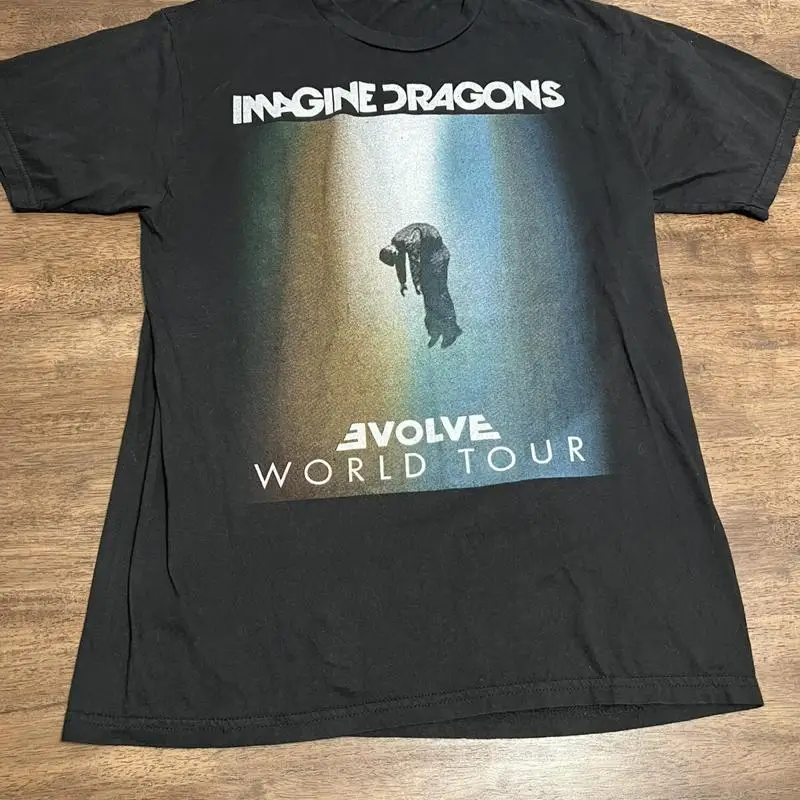 Imagine Dragons Evolve World Tour 2018 groupe de Concert t-shirt moyen noir M L