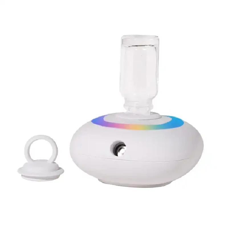 Mini Air Humidifier Aroma Diffuser USB  Waterless Essential Oil  Rainbow Lights Essential Oil Diffuser Ultrasonic Humidifier