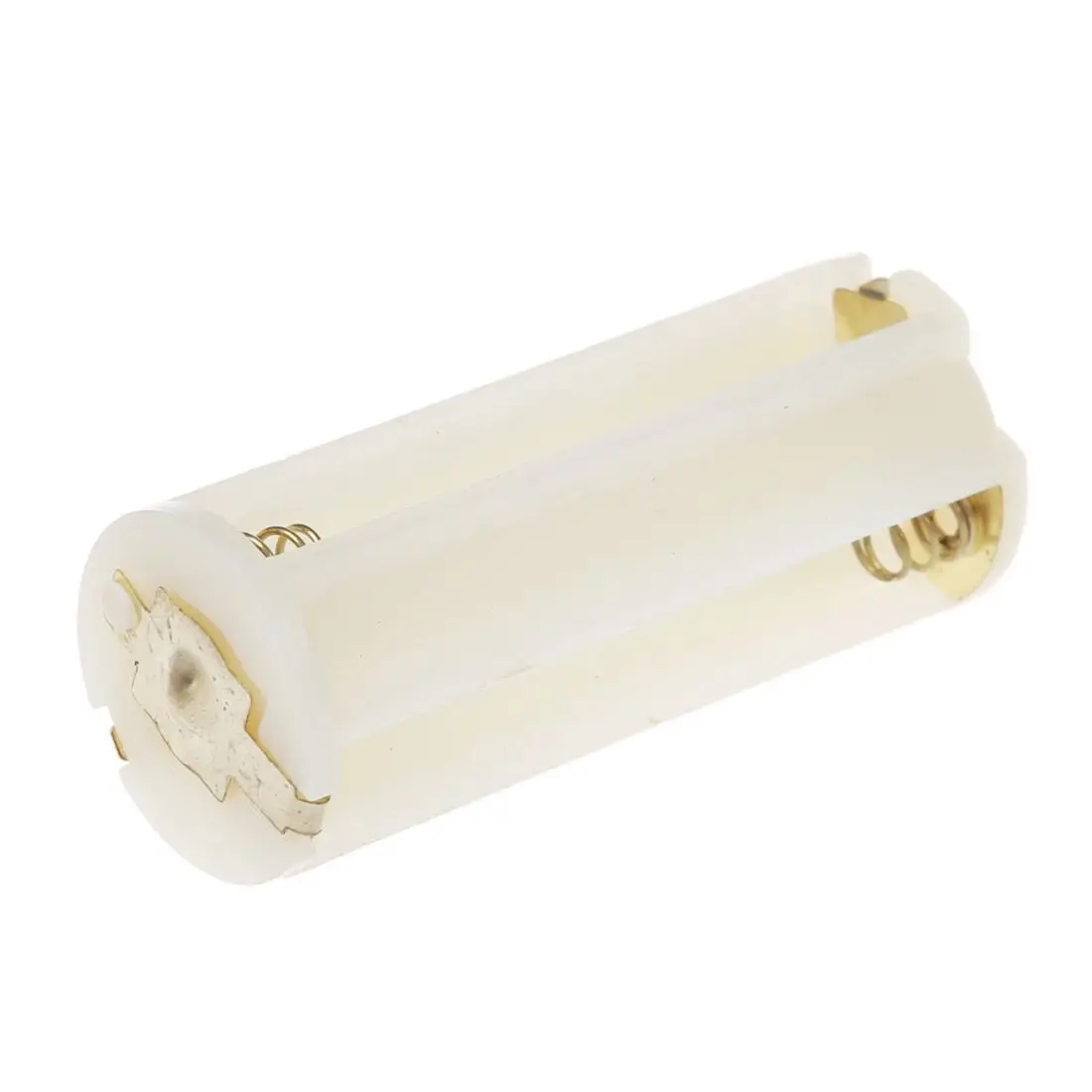 5 Stücke Runde 3x 1,5 V AAA Batterie Halter Fall Box Container Weiß