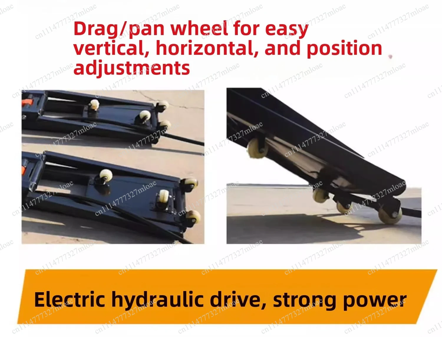 Maximum load capacity of 2.5 tons to 3.5 tons - Mobile portable scissor lift