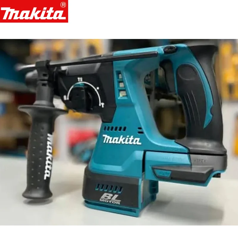 Makita DHR242 Cordless Brushless Electric Rotary Hammer Drill 18V Multifunction Impact Drilll Driver Power Tool