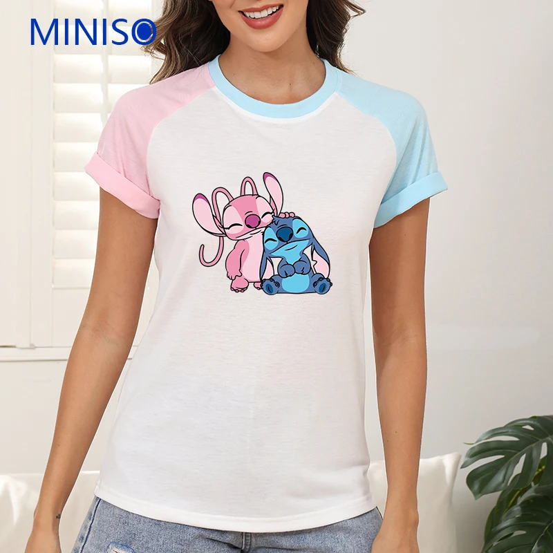 

2025 New Disney Mickey Mouse Cartoon Print Women Short Sleeve T-Shirt Cute Casual And Comfortable Style In Summer Clothing
