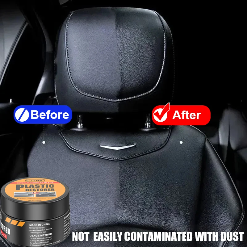 Car Plastic Restorer Back To Black Gloss Auto Interior Leather & Panel Renewal Wax Coating Agent Auto Polish And Repair Coating - view 3