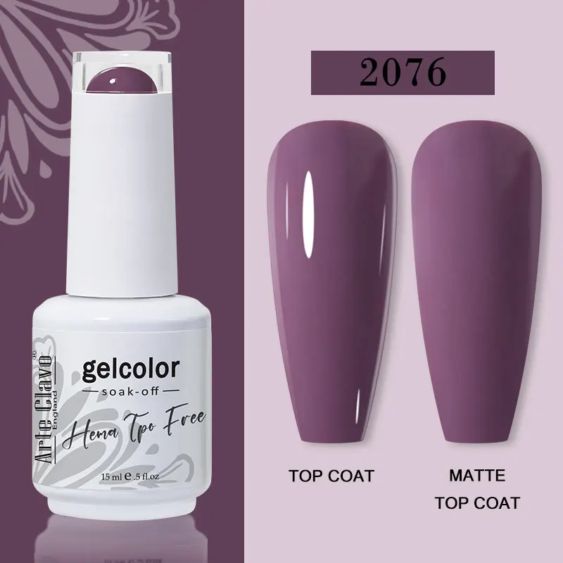 Arte Clavo 116 Kleuren Gel Nagellak 15 ml Kleurrijke Gel Semi Permanente Losweken UV Gel Nail Art DIY Ontwerp vernis Nagelbenodigdheden