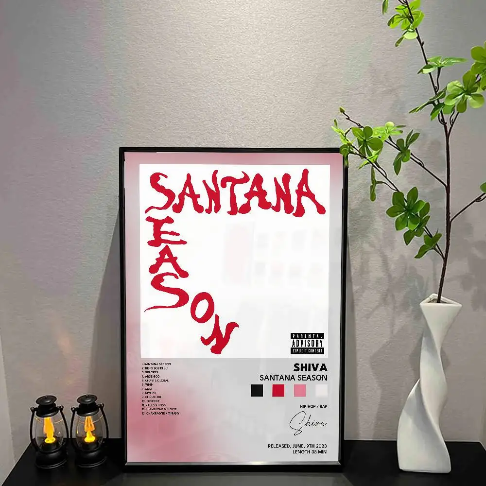 S-Shiva Poster Music Album Canvas Print Wall Art Room Decor Wall Art Print Home Decor 50X70 Room