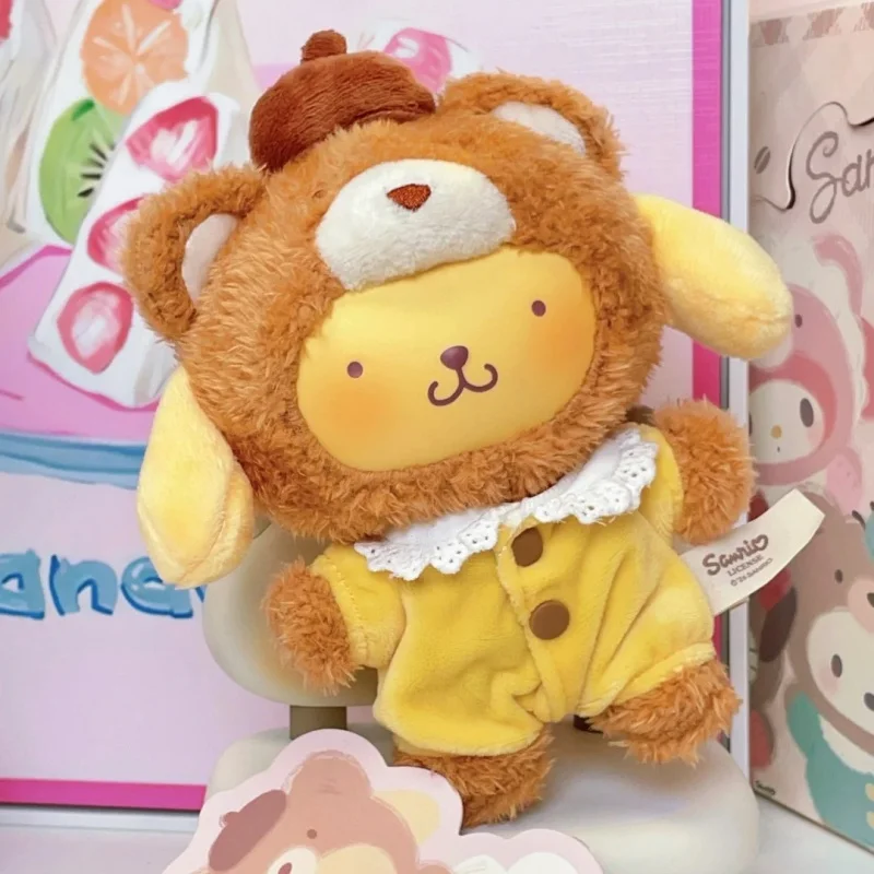 新オリジナルサンリオV1ラテベイビーズシリーズブラインドボックスビニールドール手作りペンダント装飾ギフトミステリーボックスキッズトイガールギフト