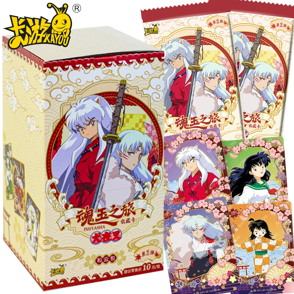

KAYOU Original Inuyasha Collection Cards Sesshoumaru Higurashi Kagome Highly Popular Characters Creative Anime Cards Fans Gifts