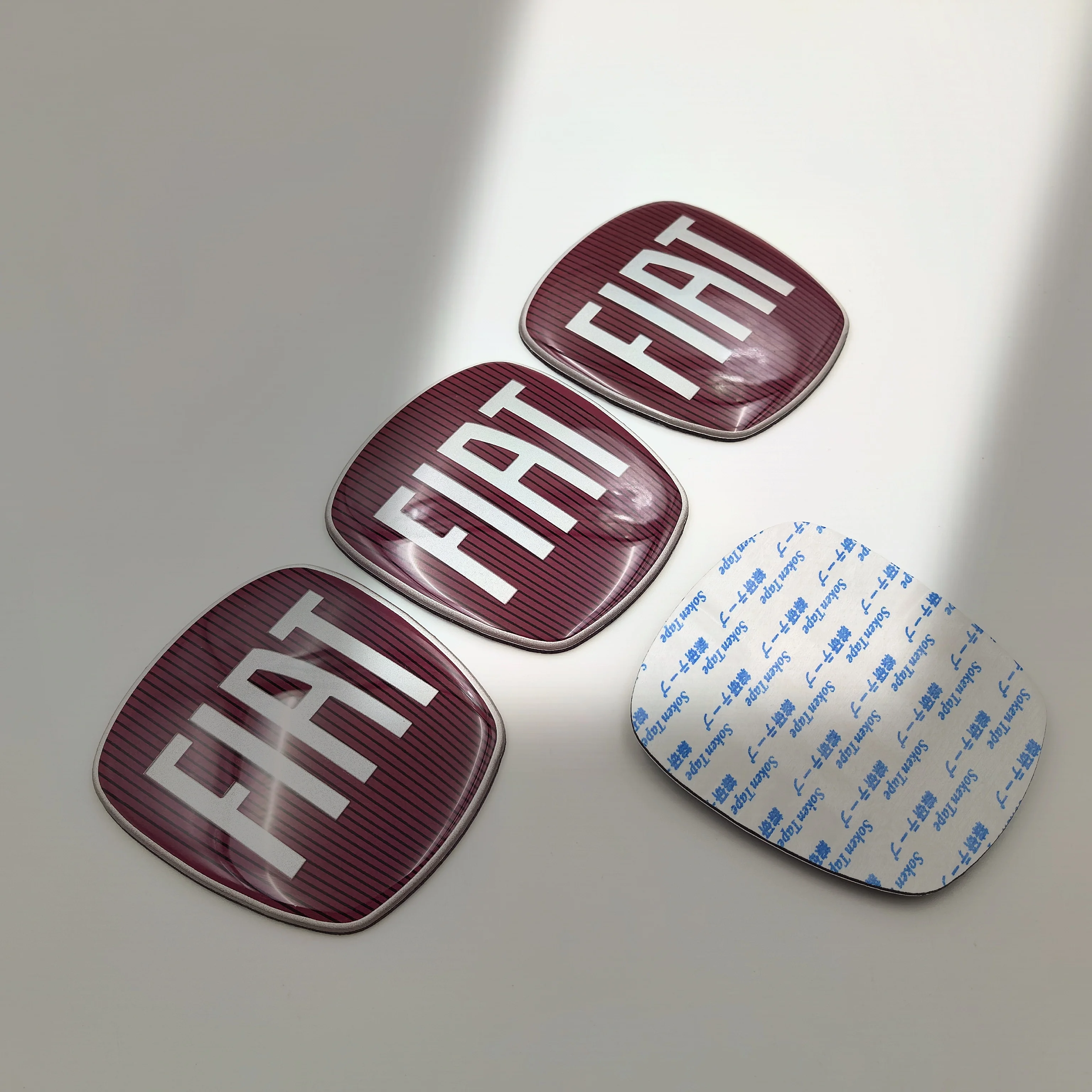 1 Piece 63mmX58mm logo fiat Car Front Grill Rear Bumper Tail Door Trunk Emblem Styling Accessories for FIAT 85mm 8.5cm Emblem