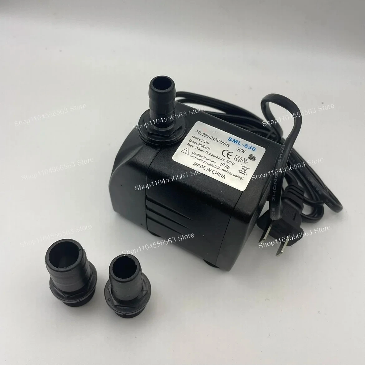 

Модель 630, малошумный мини-погружной насос мощностью 30 Вт для аквариума, резервуара для воды и блока переменного тока